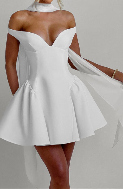 Claudia Mini Dress - Ivory