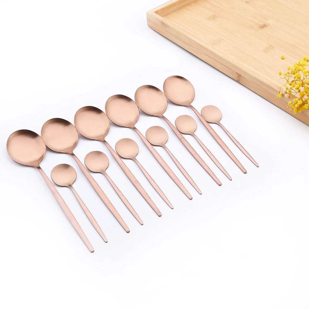 Modern Rose Flatware Set