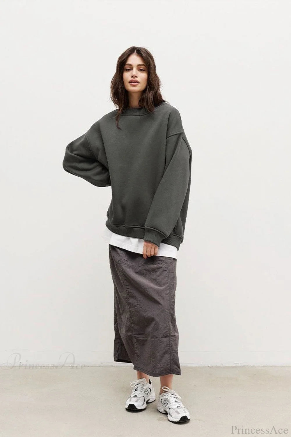 Minimalist Crew Neck Oversize Sweatshirts