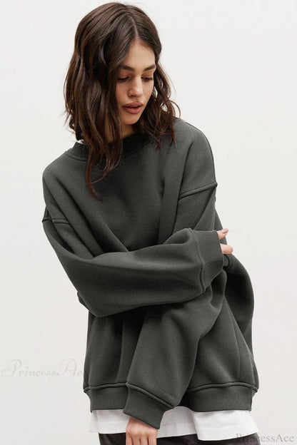 Minimalist Crew Neck Oversize Sweatshirts