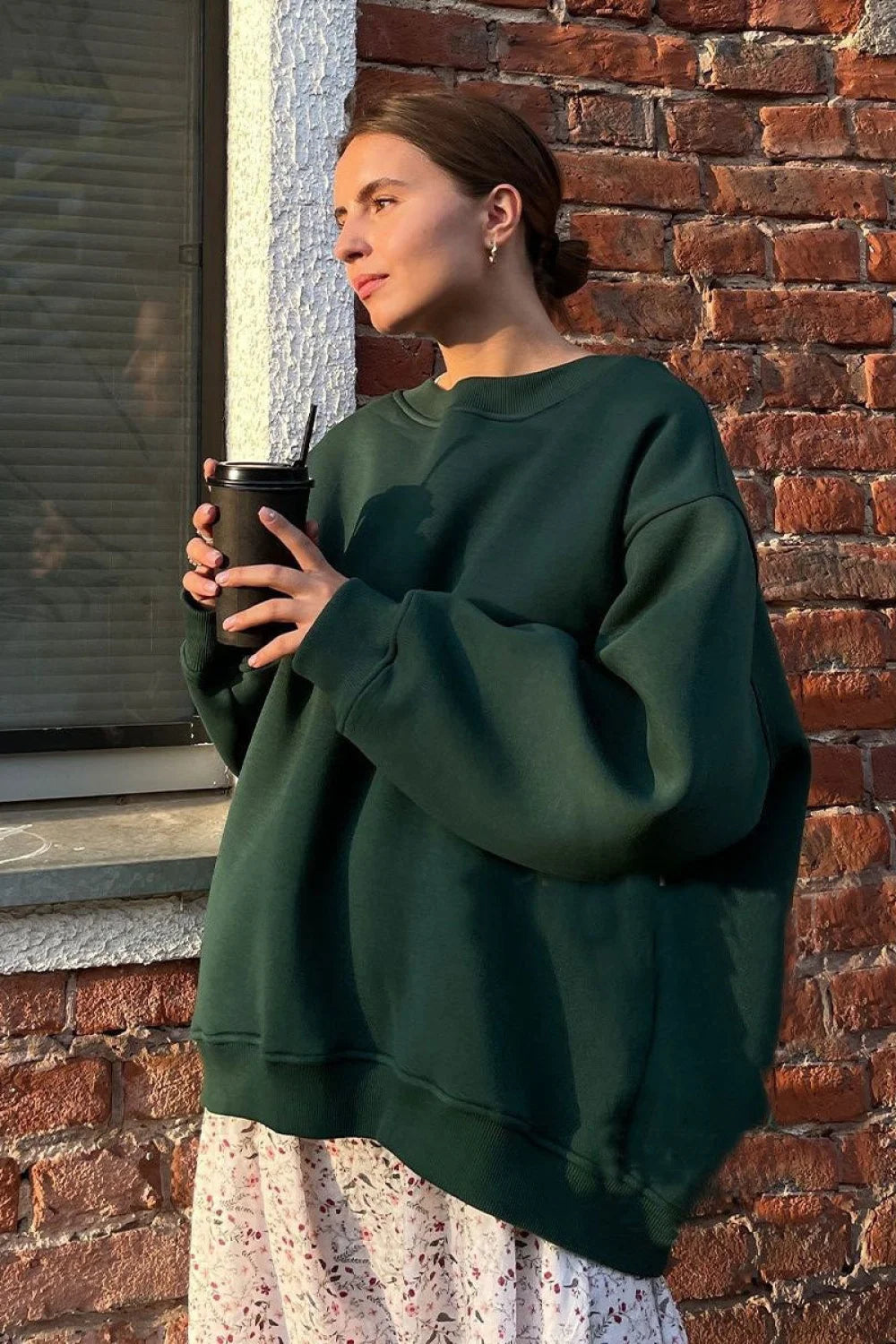Minimalist Crew Neck Oversize Sweatshirts