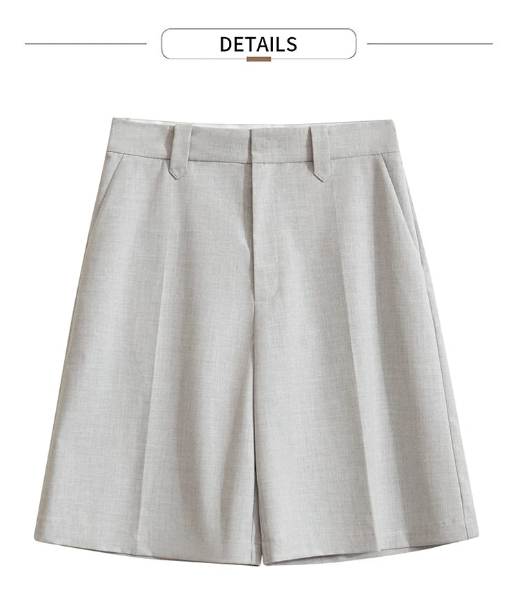 Minimalist Summer Suit Shorts for