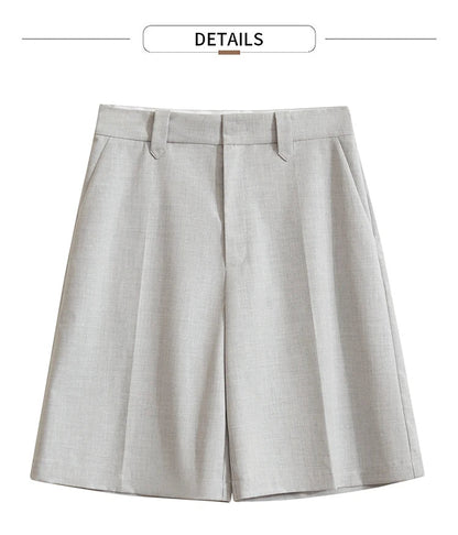 Minimalist Summer Suit Shorts for