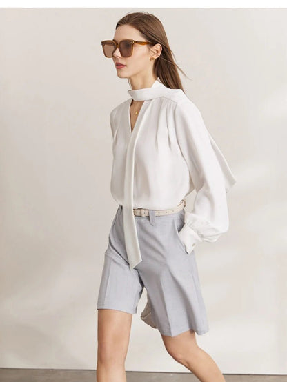 Minimalist Summer Suit Shorts for