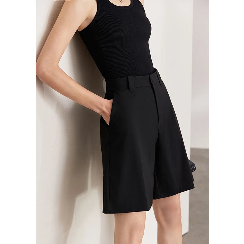 Minimalist Summer Suit Shorts for