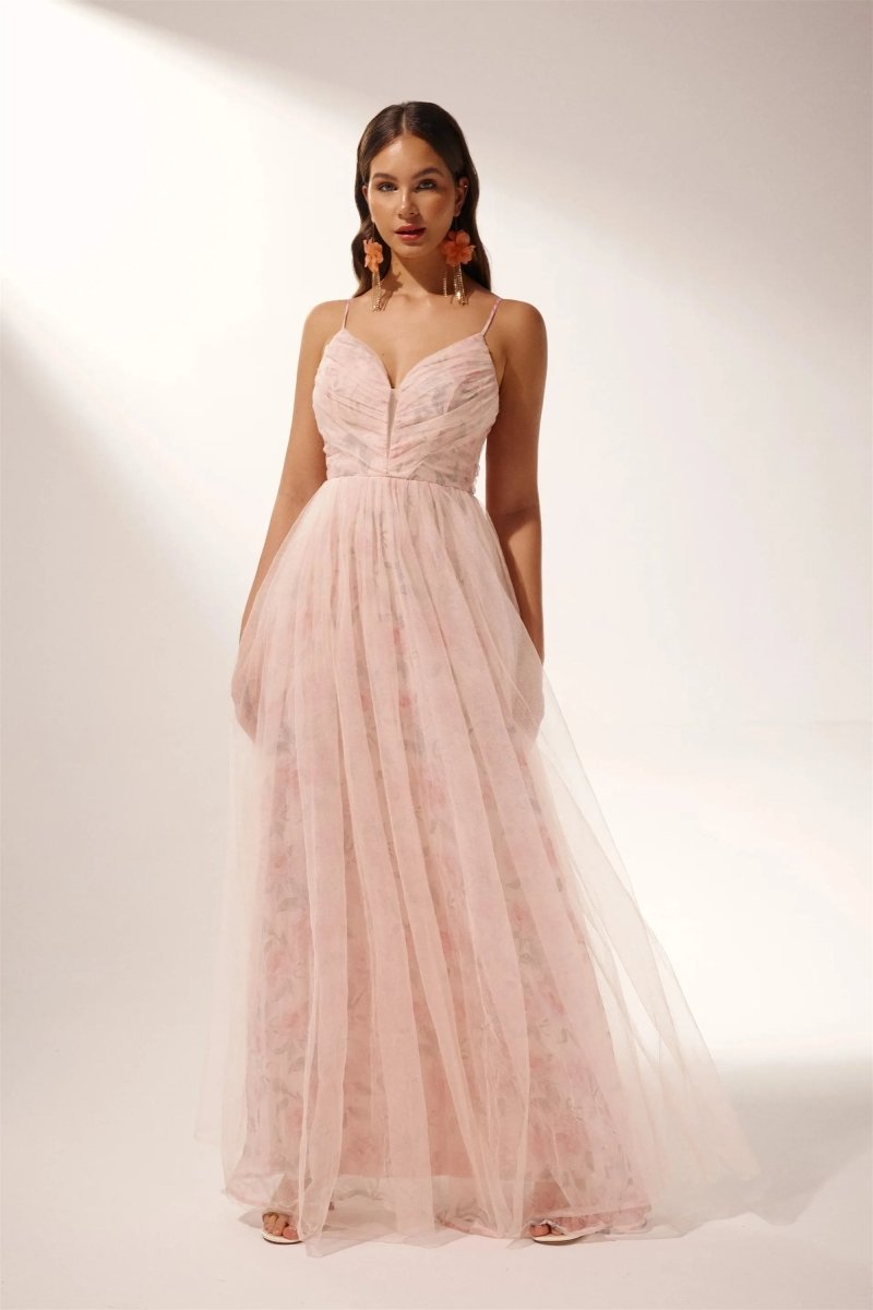 Natalie Tulle Maxi Dress