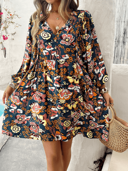 Athena Mini Dress - Navy