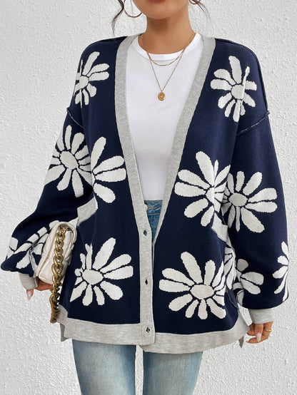 Janelle Knit Cardigan - Navy