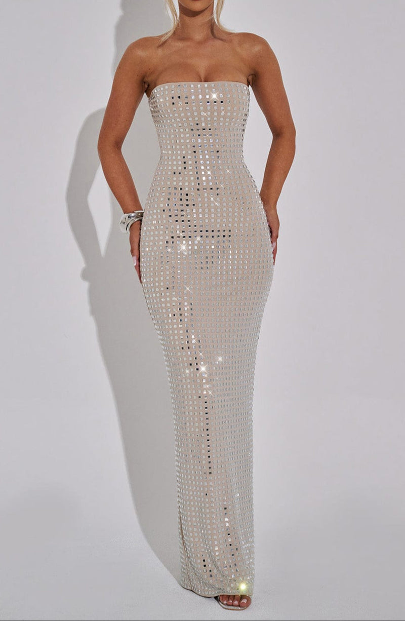 Josefina Maxi Dress-nude