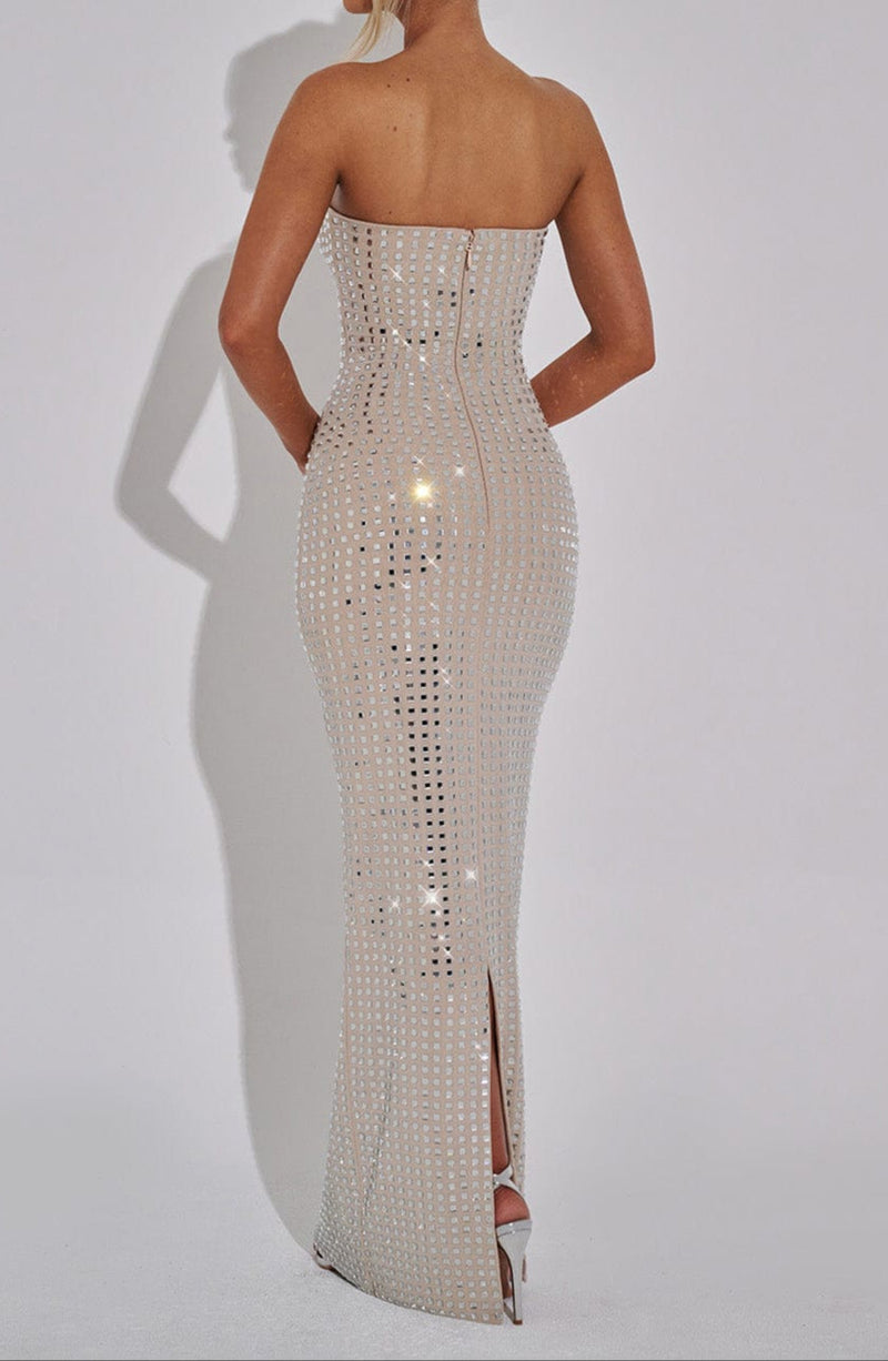 Josefina Maxi Dress-nude