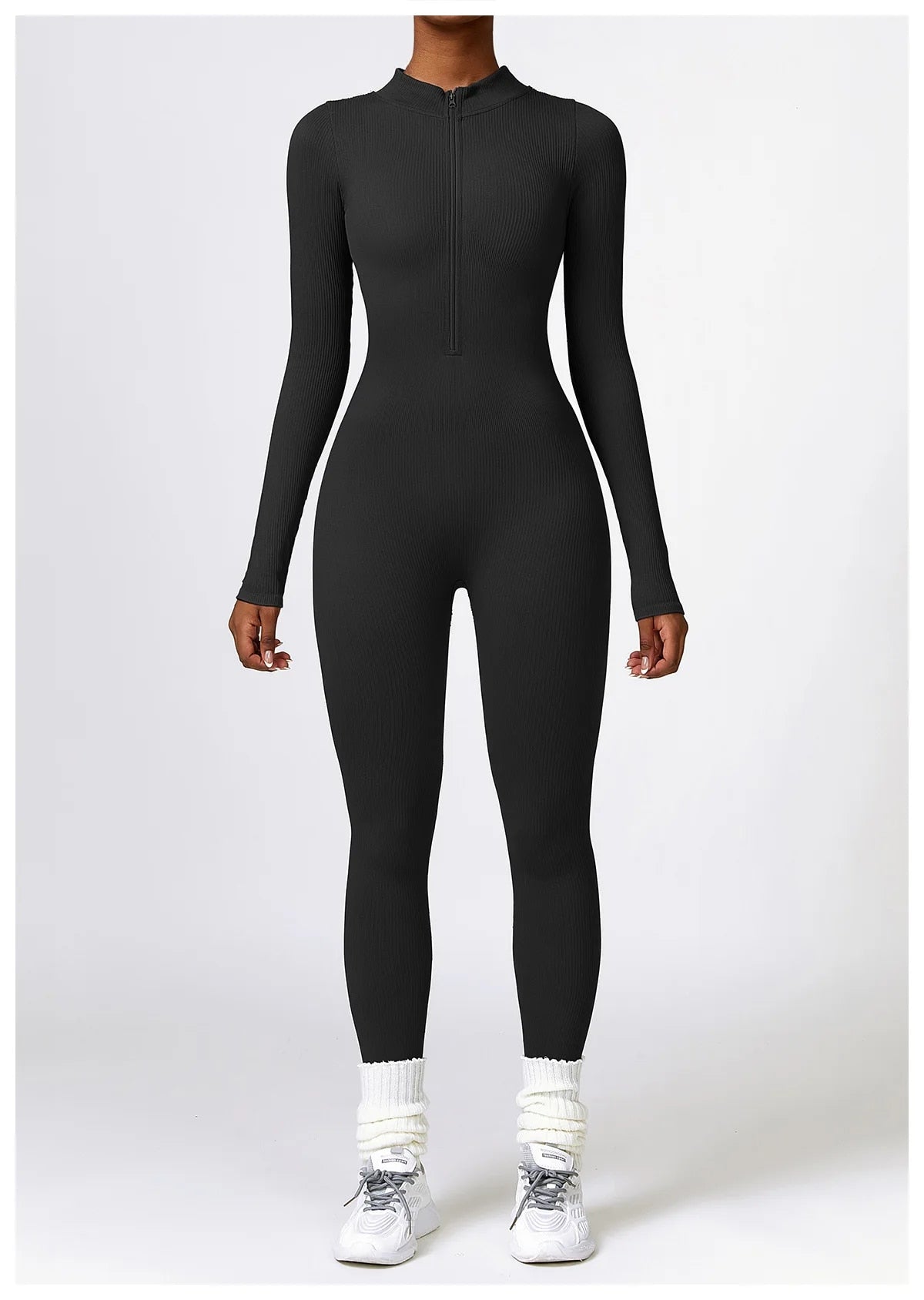 Serena - Zip Up Jumpsuit Long Sleeve