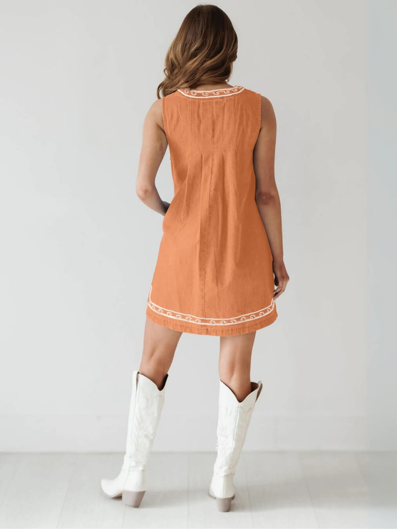 Beatrice Denim Mini Dress