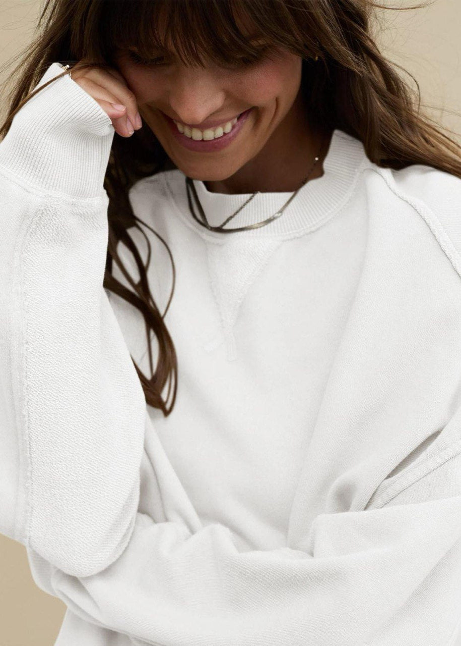 Ivorylay Relaxed Fit Crewneck Sweatshirt