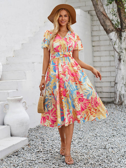Gemma Midi Dress - Pink