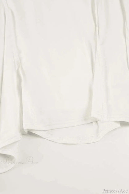 Pleated Asymmetrical Midi Skirt