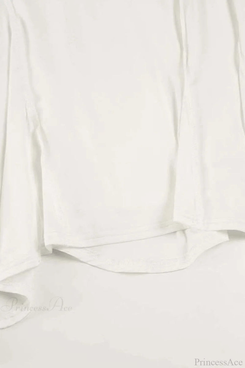 Pleated Asymmetrical Midi Skirt