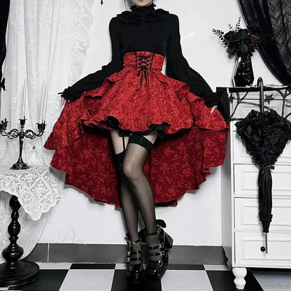 Pleated Bodice Antique Skirt