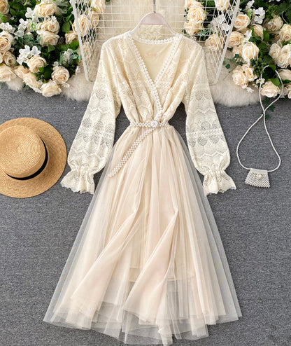 Lace Long Dress Dress P315