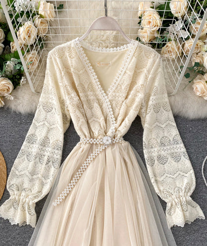 Lace Long Dress Dress P315