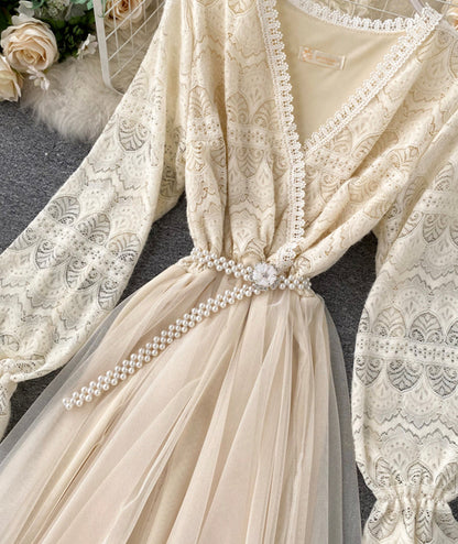 Lace Long Dress Dress P315