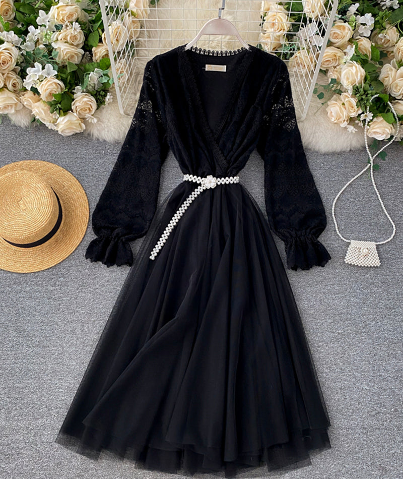 Lace Long Dress Dress P315