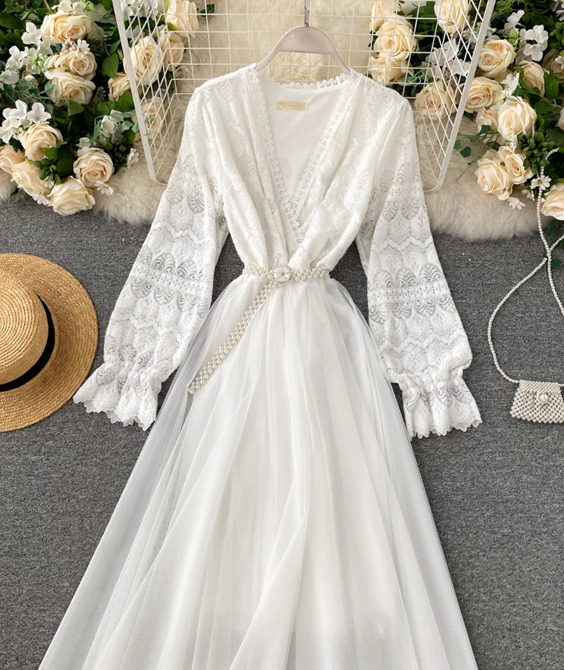 Lace Long Dress Dress P315
