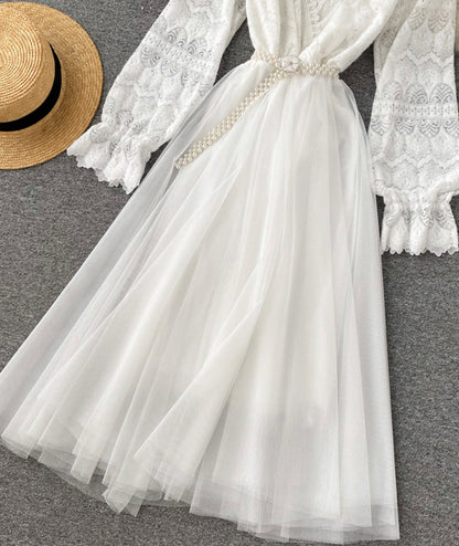 Lace Long Dress Dress P315