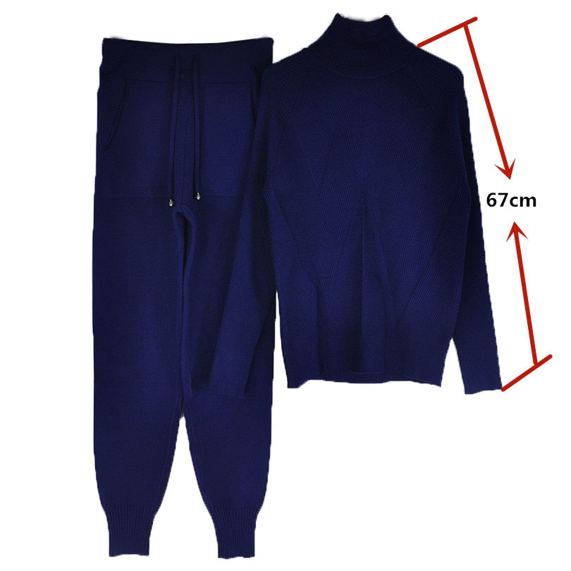 Andrea Sweater + Pants Suit