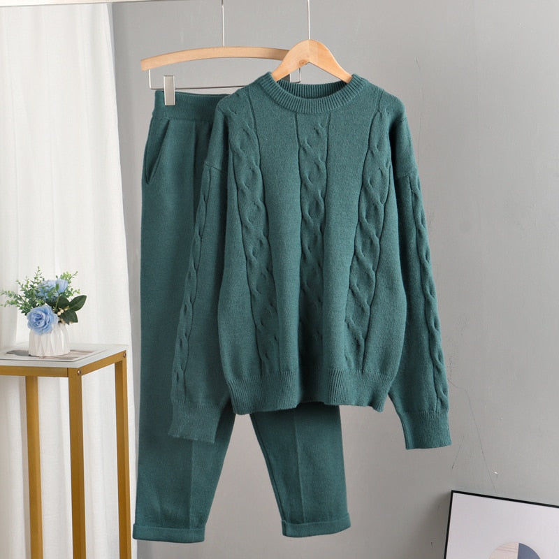 Brooklyn Sweater + Pants Suit