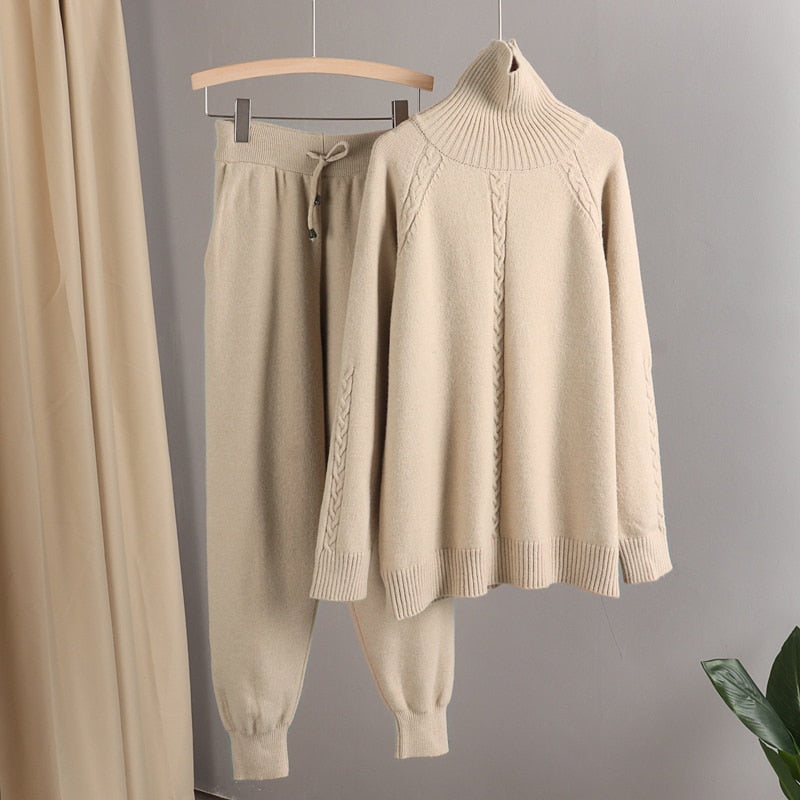 Elaina Sweater + Pants Suit
