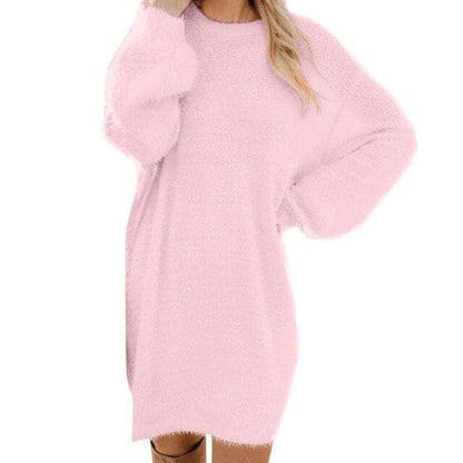 Knit Turtleneck Sweater Dresses