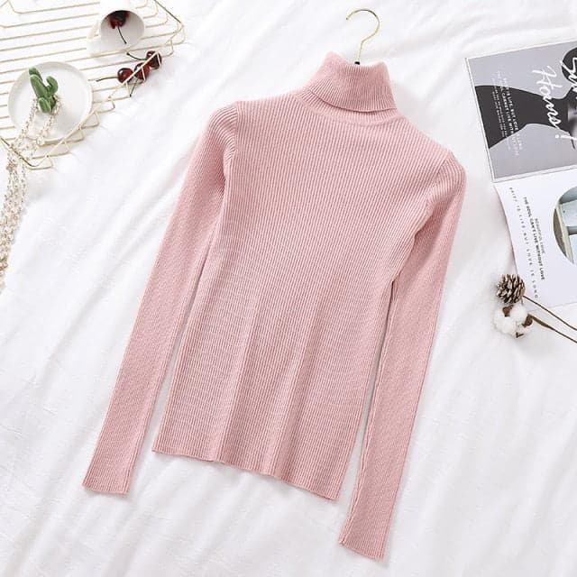 Turtelneck Soft Slim Sweater