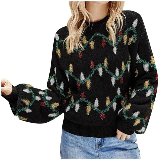 Dressbetty - Christmas Sweater Harajuku Knitted Little Penguin Cartoon Pullover O-neck Oversize Sweaters