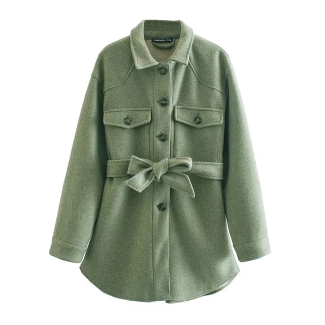 Woolen Camel Soft Long Coats