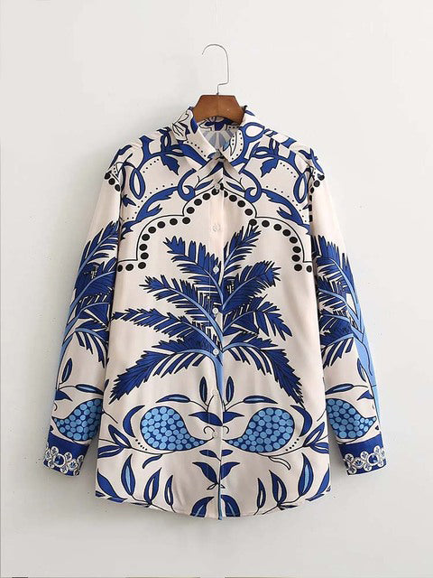 Mia Blouse & Long Skirt Set