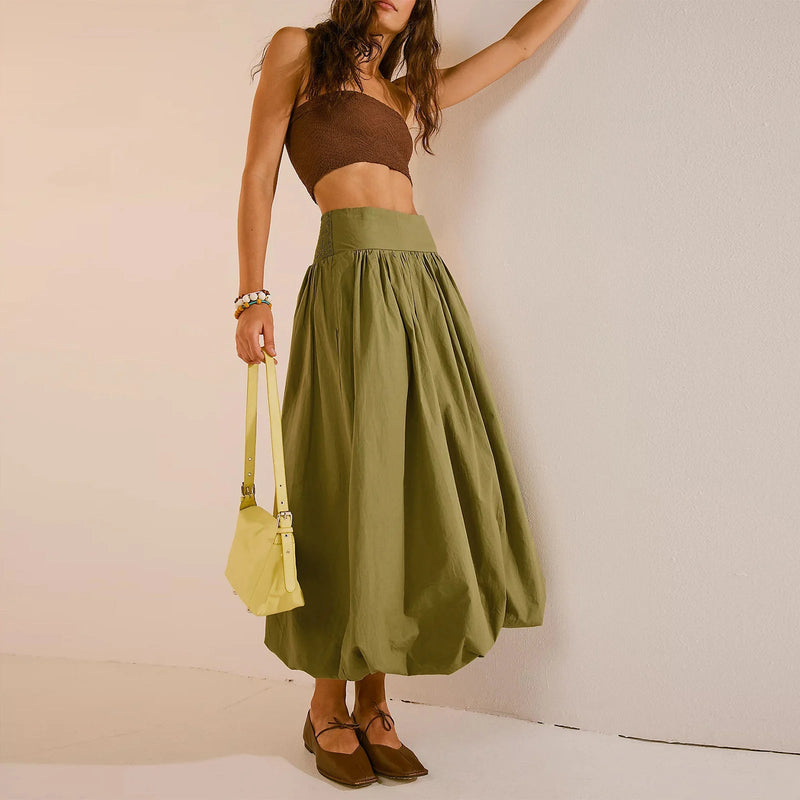 Puffball Summer Midi-skirt