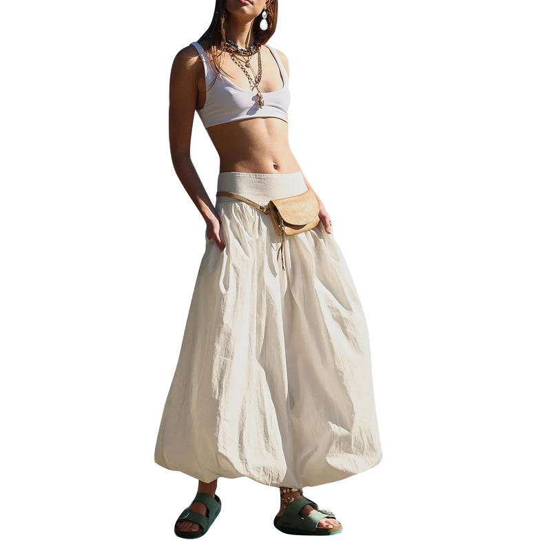 Puffball Summer Midi-skirt