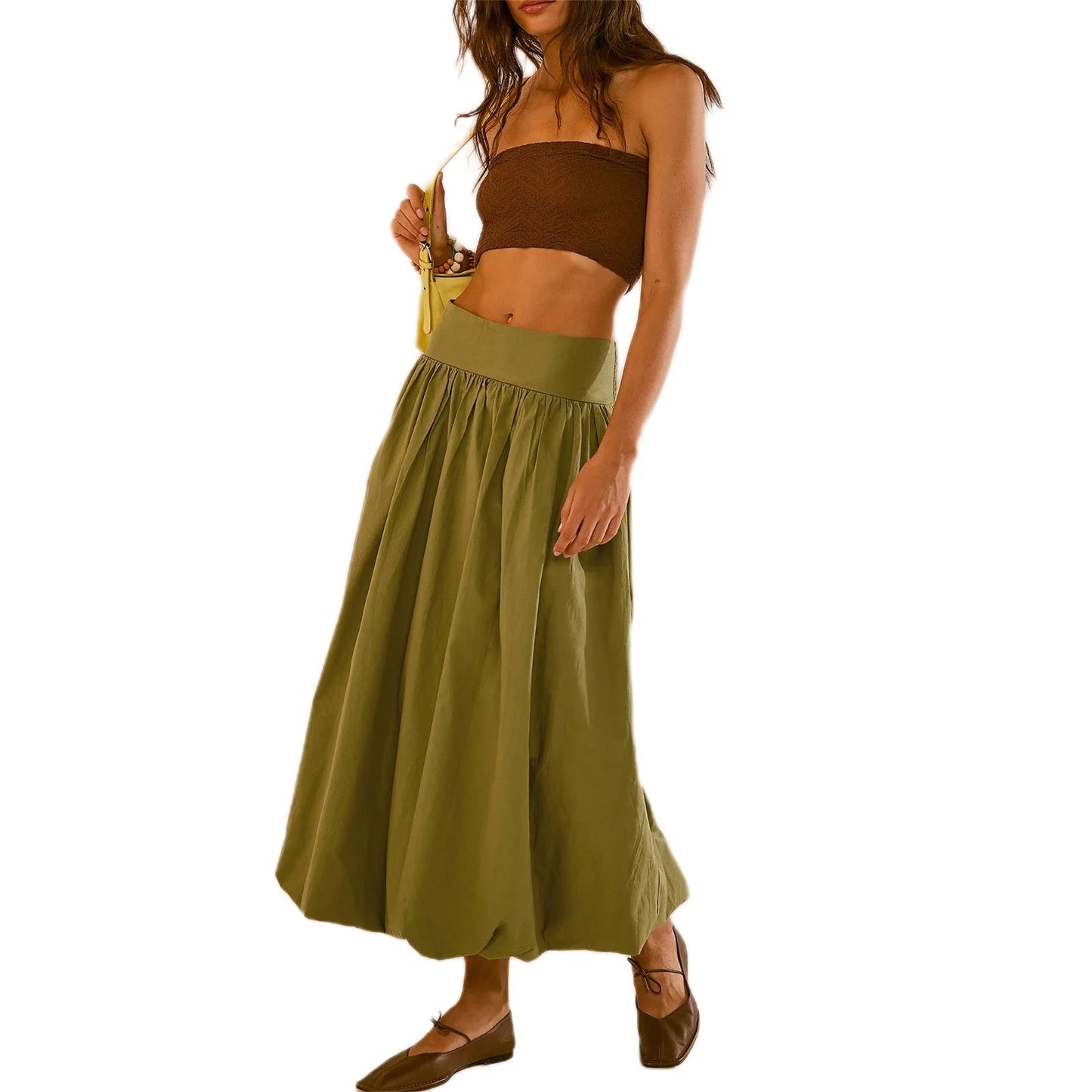Puffball Summer Midi-skirt