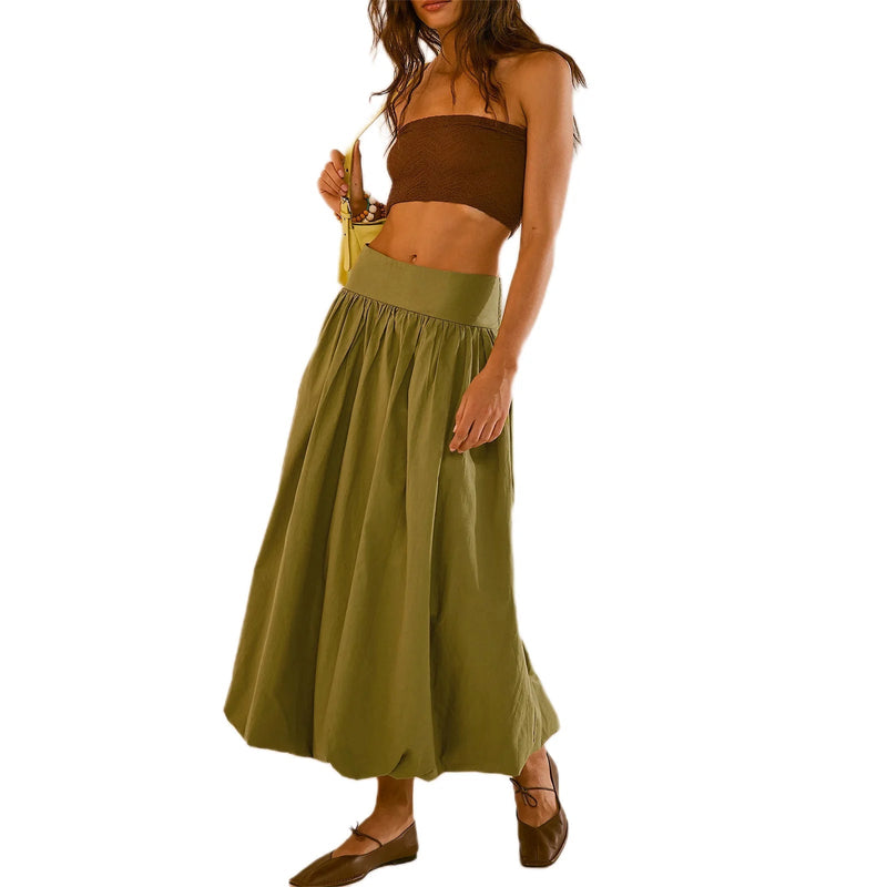 Puffball Summer Midi-skirt