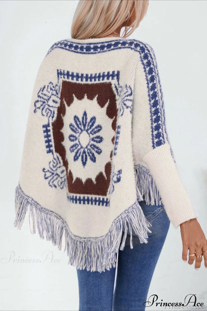 Pullover Knit Long Sleeve Blouse