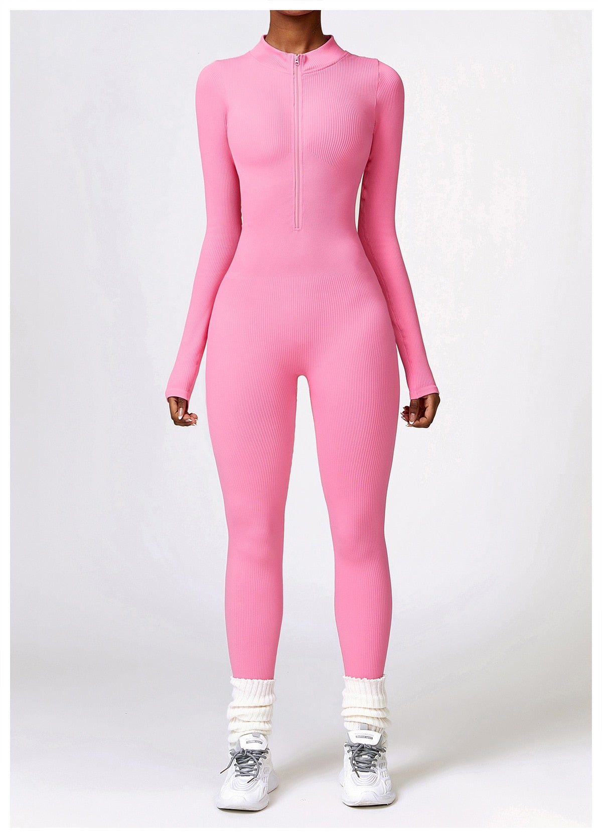 Serena - Zip Up Jumpsuit Long Sleeve