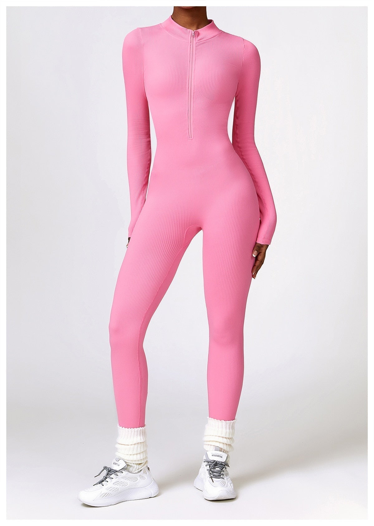 Serena - Zip Up Jumpsuit Long Sleeve