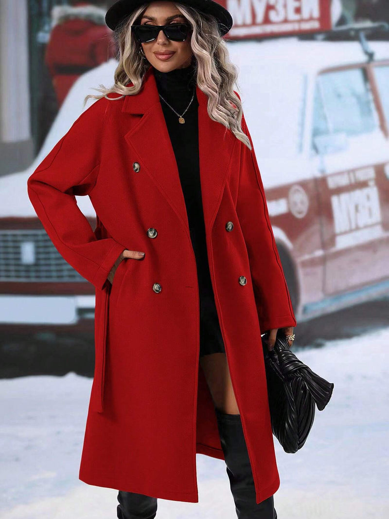 Stroll Along Pocketed Coat