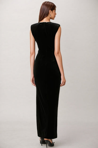 Selah Black Cutout Maxi Dress