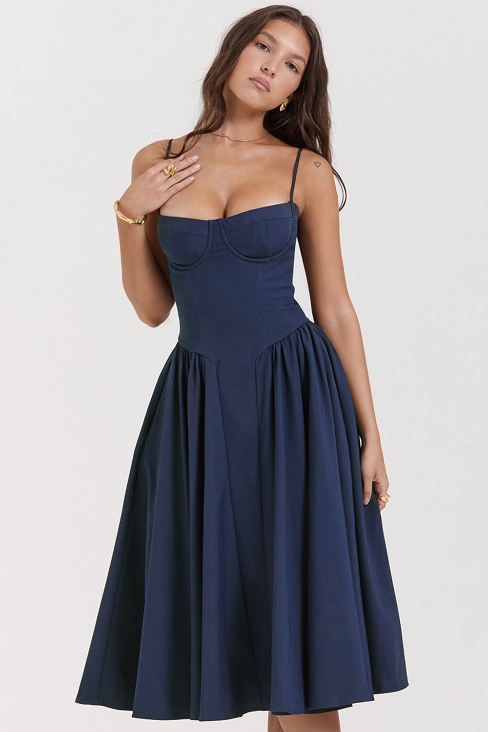 Corset Midi Dress