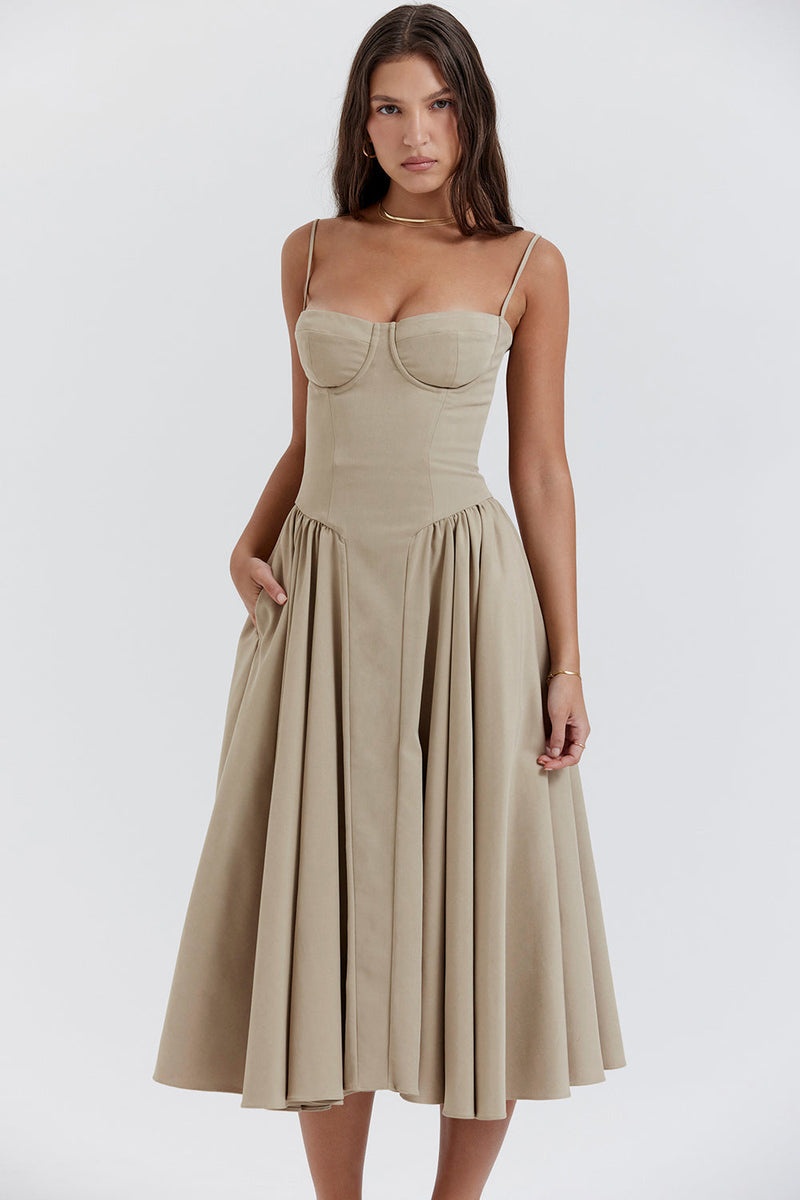 Corset Midi Dress