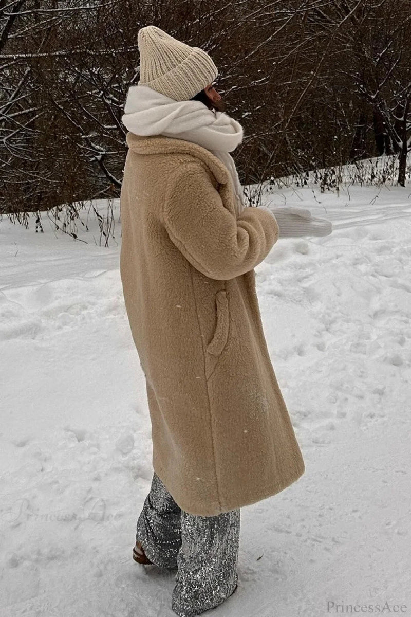 Fleece Warm Loose Fit Overcoat