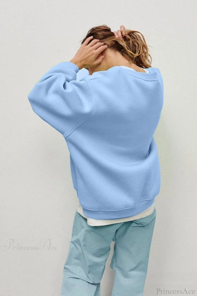 Oversize Relaxed Pullover Sweatshirts