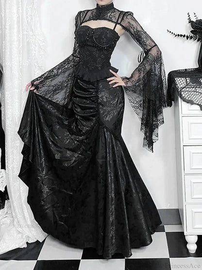 Splicing Uneven Skirt