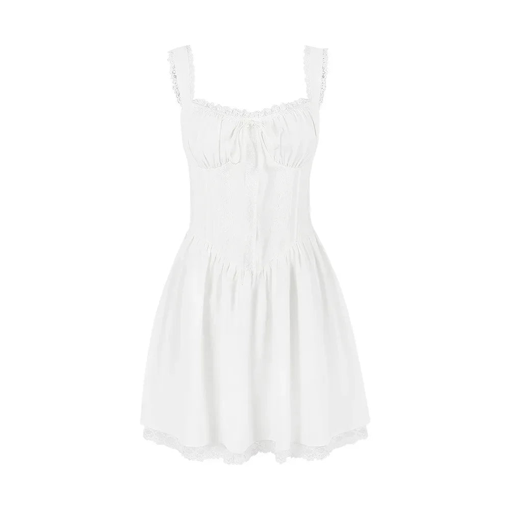 Summer Spaghetti Strap Mini Dress -